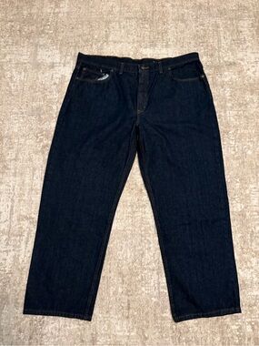 George Men’s Relaxed Dark Indigo Jeans size 42X30-NWOT